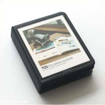 Polaroid Album for Fuji Instax Wide, Polaroid 600, 700 - Black