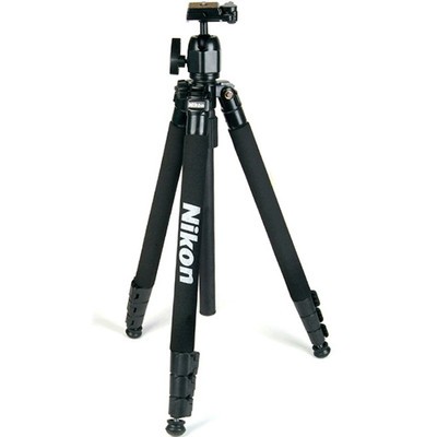 NEW Genuine Nikon SLR Tripod (65") w/ Ball Head & Case for SLR DSLR Camera