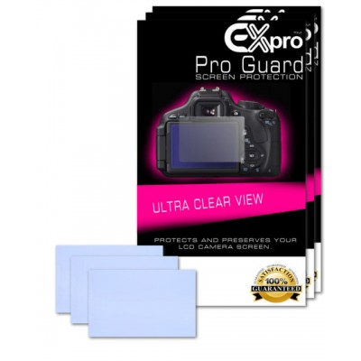 Ex-Pro® 3 x Pro Guard Ultra Clear View LCD Screen Protectors Sony SLT-A37