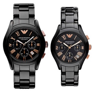 100 % Authentic Emporio Armani Black  Men's Watch AR1410