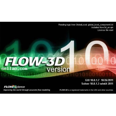 Flow Science Flow-3D 10.0 < 工程流体力学分析软件 >