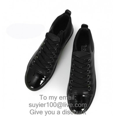 2013Pradaiy personalized leather patent leather popular men's casual