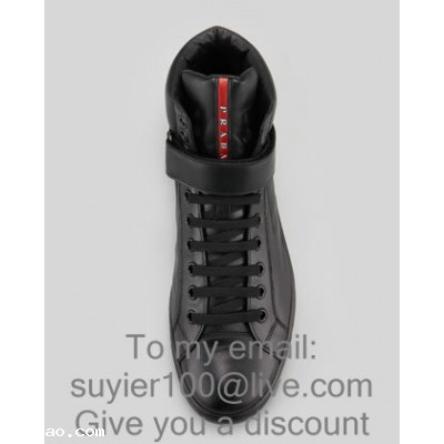 2013Pradaiy Hitz Shoes / Sneakers Black Lace