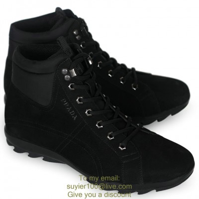 2013 new men's casual shoes, high shoes boots genuine