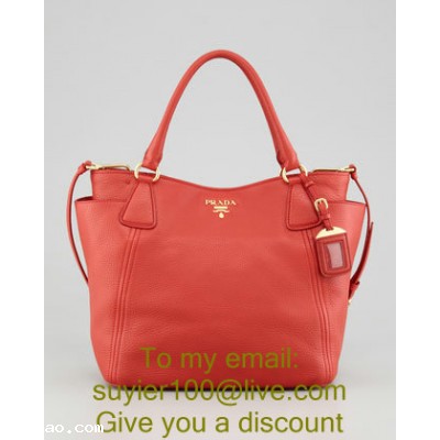 2013 new Prada leather handbags authentic hand
