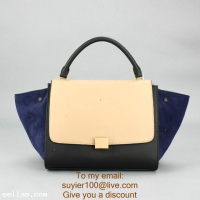 Celine smiley bat portable shoulder diagonal handbags spell color