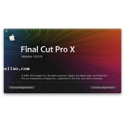 Final Cut Pro X 10.0.9 for Mac OS X