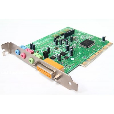 Creative Labs CT4810 Soundblaster SB 128 PCI Sound-Karte Audio Card Game-Port PC