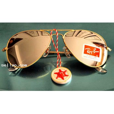 Ray Ban AVIATOR Sunglasses RB3025 Gold Mirror rayban