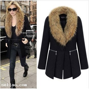 Winter Woolen coat Woman Jacket Outdoor jackets