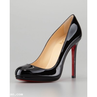 Classic popular Christian Louboutin women black heels shoes