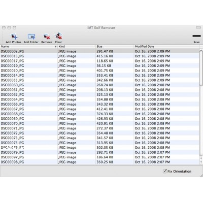 IMT Exif Remover 1.33 for Mac OS X