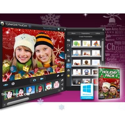 CyberLink YouCam Holiday Pack for YouCam v5