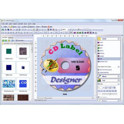 Dataland CD Label Designer 5.2.2 Build 591