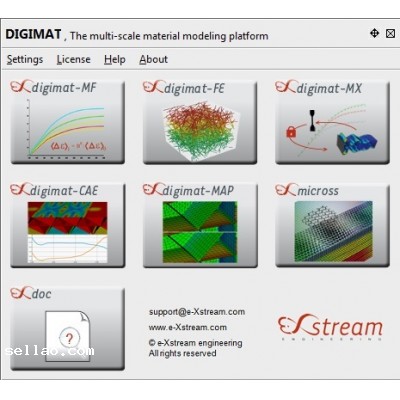 e-Xstream Digimat 4.2.1 | Nonlinear Multi-Scale Material and Structure Modeling
