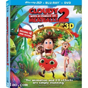 Cloudy with a Chance of Meatballs 2 (2013)  DVD