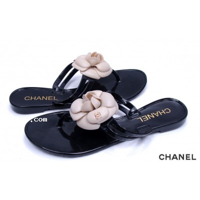 2014 Summer Brand Chanel Sandals for Women Camellias Flip Flops Shoes ladies Slippers