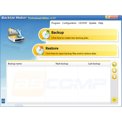 ASCOMP Software Backup Maker Professional 6.507