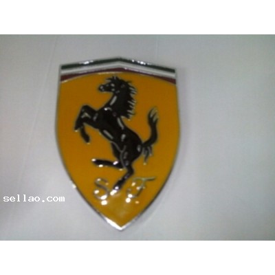 Ferrari zinc alloy metal logo/ferrari logo/ferrari badges