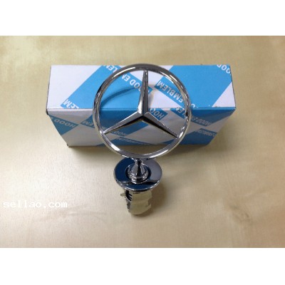 NEW For Mercedes-Benz Bonnet Hood Star Emblem W123 W124 300e 400 500