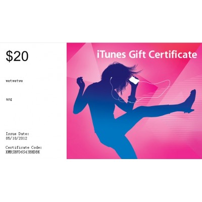 itunes gift card codes $20