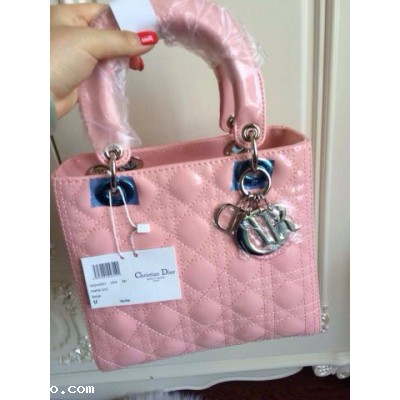 Dior Lady women bag Pink handbag