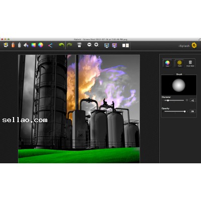 ISplash Color Photo Editor 3.4 Mac OS X