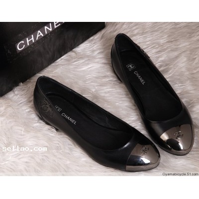 Brand New Chanel Leather Flat Shoes