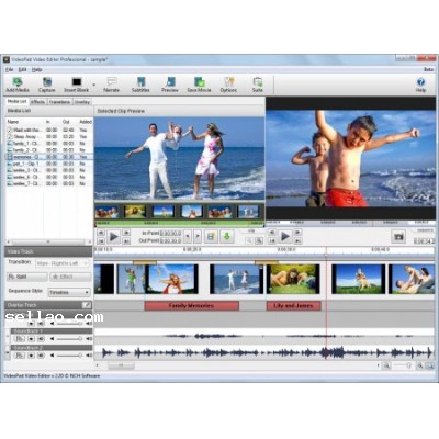 NCH VideoPad Video Editor 3.43