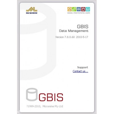 Micromine GBIS Version 7.8.0.60