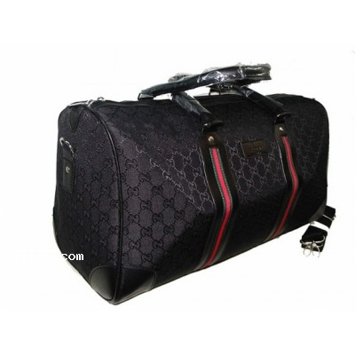 gucci black handbag travel luggage keepall bag 10 new