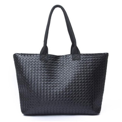 Women PU Leather Handbag,Tote Shoulder Bags large capacity PU weave bags fashion design