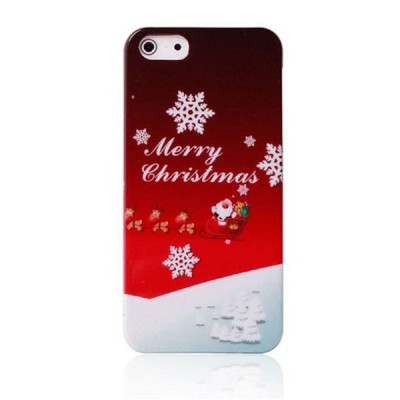 8 Style Christmas Design Gift Back Picture Phone Case Cover For iPhone 5 5S 5G EC428