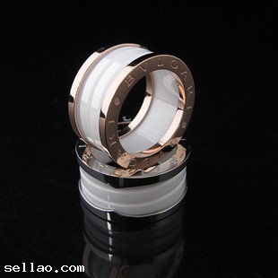 Free shipping 18k gold bvlgari finger ring+chinaware 27
