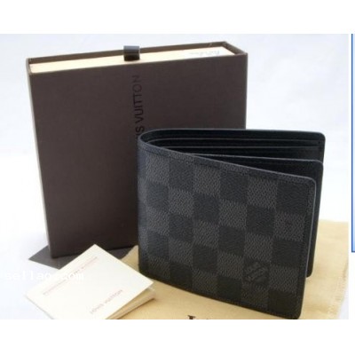 New L V Louis Vuitton leather Mens wallet bags A13