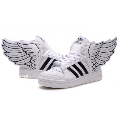 Adidas angel wings white jeremy  scott /colourful