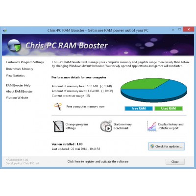 Chris-PC RAM Booster 2.60