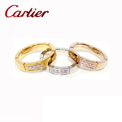 24k gold CARTIER + diamond finger ring ++