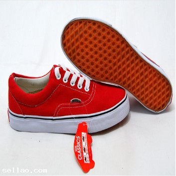VANS OFF THE WALL Red Mens SNEAKER CANVAS SHOES