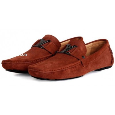 LV LOAFERS MEN CASUAL SHOES COWHIDE LOAFERS MOCCASINS