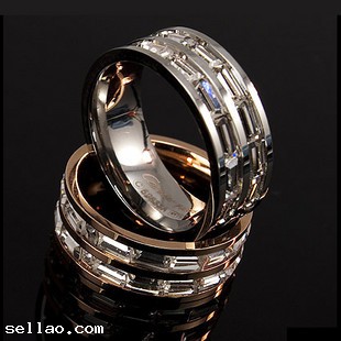 Free shipping 18k gold CARTIER finger ring+diamond 3