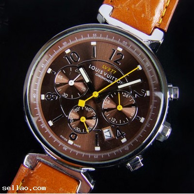 Louis Vuitton brown Mens Womens Watch wristwatch