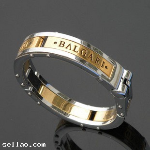 Bvlgari electric gold bracelets men titanium steel 20