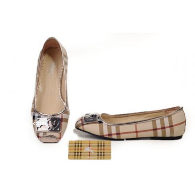 Burberry women's flat casual love with bow shoes