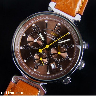 New Louis Vuitton brown Mens Womens Watch LV Watches