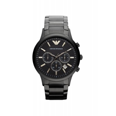 Emporio Armani Chronograph Black Ion Plated Watch 43mm AR2453