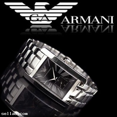 EMPORIO ARMANI MEN'S ROMAN NUMERAL SECOND DIAL WATCH AR0156