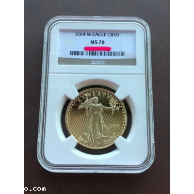 Proof 1 Ounce 24k .999 fine gold $20 American Eagle coin
