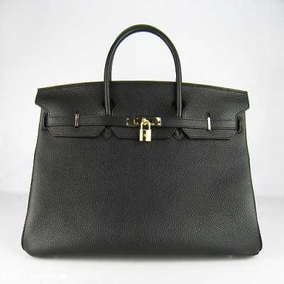 Hermes Women Handbags Bags Birkin 35cm 40cm black
