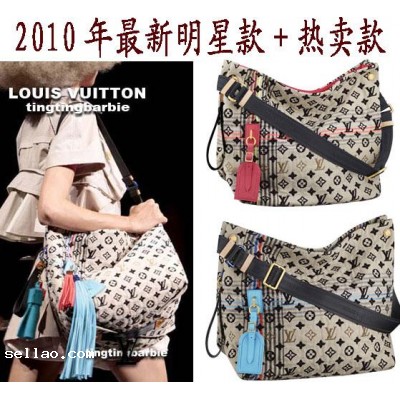 BNWT 2010 LV Louis Vuitton Monogram bulles bag M400234